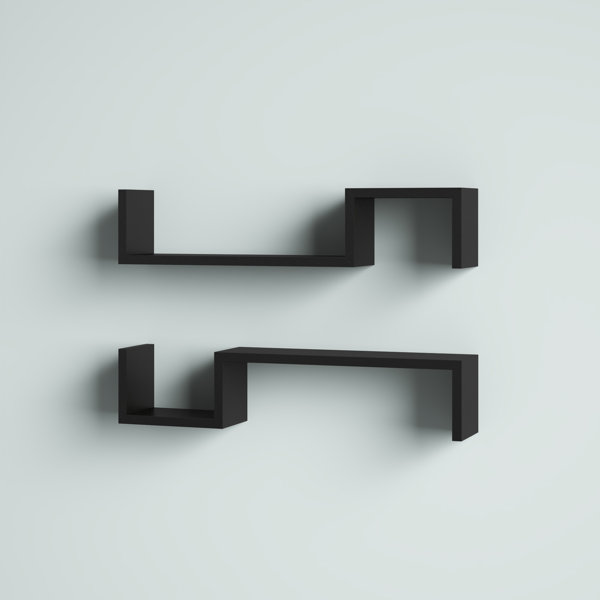 Zipcode Design™ Taylorsville 2 Piece Floating Shelf Set & Reviews Wayfair